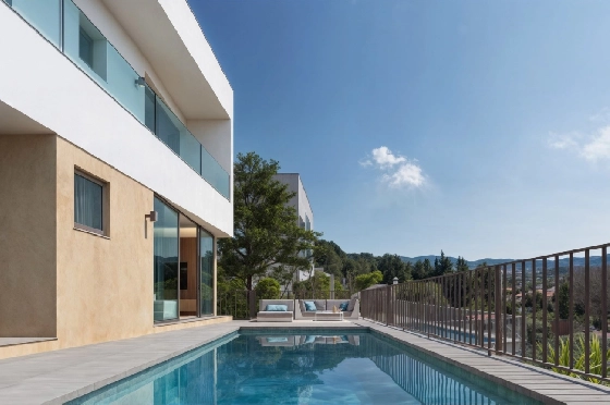 Villa in Alcalali zu verkaufen, Woongedeelte 165 m², Bouwjaar 2026, Zustand Erstbezug, + KLIMA, Klimaanlage, Grondstuk 300 m², 3 Slaapkamers, 2 Badkamers, Pool, ref.: RG-0926-5
