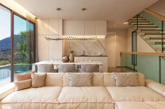 Villa in Alcalali zu verkaufen, Woongedeelte 165 m², Bouwjaar 2026, Zustand Erstbezug, + KLIMA, Klimaanlage, Grondstuk 300 m², 3 Slaapkamers, 2 Badkamers, Pool, ref.: RG-0926-8