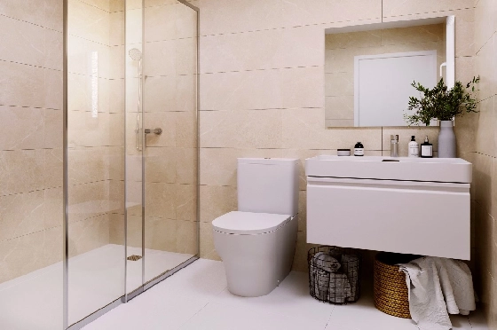 Apartment in Monforte Del Cid(Alenda Golf) zu verkaufen, Woongedeelte 81 m², Grondstuk 162 m², 2 Slaapkamers, 2 Badkamers, Pool, ref.: TW-ALLURE-2-16