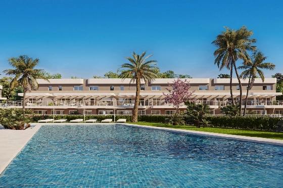 Apartment in Monforte Del Cid(Alenda Golf) zu verkaufen, Woongedeelte 81 m², Grondstuk 162 m², 2 Slaapkamers, 2 Badkamers, Pool, ref.: TW-ALLURE-2-3