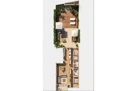 Apartment in Palma De Mallorca zu verkaufen, Woongedeelte 105 m², Grondstuk 114 m², 3 Slaapkamers, 2 Badkamers, ref.: TW-COR-39,-PALMA-22