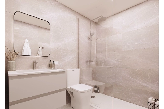Apartment in Cartagena(La Manga, Murcia, Costa Blanca) zu verkaufen, Woongedeelte 102 m², Grondstuk 227 m², 3 Slaapkamers, 2 Badkamers, Pool, ref.: TW-SIENA,-LA-MANGA-19