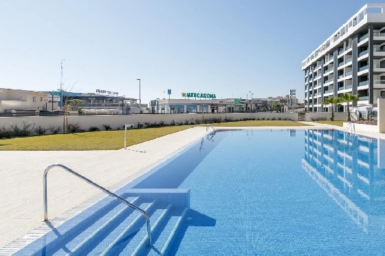 Apartment in Torrevieja(La Mata, Torrevieja, Costa Blanca) zu verkaufen, Woongedeelte 65 m², Grondstuk 115 m², 2 Slaapkamers, 2 Badkamers, Pool, ref.: TW-EDEN-BEACH-2-4