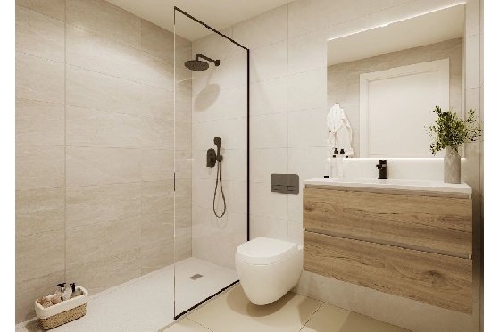 Penthouse Apartment in Torrevieja zu verkaufen, Woongedeelte 156 m², Zustand Erstbezug, 2 Slaapkamers, 2 Badkamers, Pool, ref.: HA-TON-290-A03-10