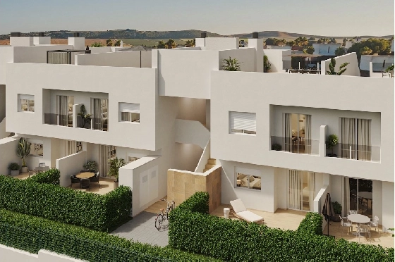 Penthouse Apartment in Algorfa zu verkaufen, Woongedeelte 156 m², Zustand Erstbezug, Klimaanlage, 2 Slaapkamers, 2 Badkamers, Pool, ref.: HA-ARN-116-A03-1