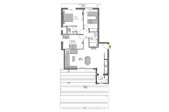 Erdgeschoss Apartment in Algorfa zu verkaufen, Woongedeelte 162 m², Zustand Erstbezug, Klimaanlage, 3 Slaapkamers, 2 Badkamers, Pool, ref.: HA-ARN-116-A02-9