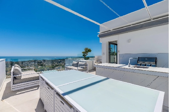Villa in Moraira zu verkaufen, Woongedeelte 370 m², Bouwjaar 2022, Klimaanlage, Grondstuk 813 m², 4 Slaapkamers, 4 Badkamers, Pool, ref.: AM-12683DR-10
