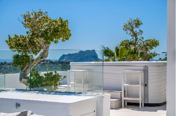 Villa in Moraira zu verkaufen, Woongedeelte 370 m², Bouwjaar 2022, Klimaanlage, Grondstuk 813 m², 4 Slaapkamers, 4 Badkamers, Pool, ref.: AM-12683DR-14
