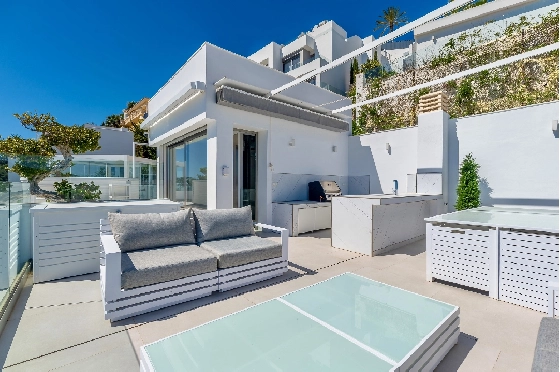 Villa in Moraira zu verkaufen, Woongedeelte 370 m², Bouwjaar 2022, Klimaanlage, Grondstuk 813 m², 4 Slaapkamers, 4 Badkamers, Pool, ref.: AM-12683DR-2