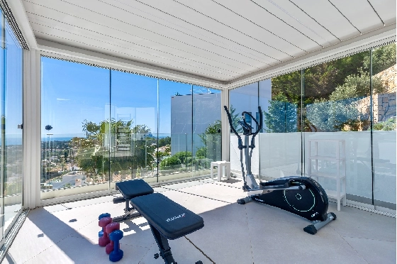 Villa in Moraira zu verkaufen, Woongedeelte 370 m², Bouwjaar 2022, Klimaanlage, Grondstuk 813 m², 4 Slaapkamers, 4 Badkamers, Pool, ref.: AM-12683DR-20