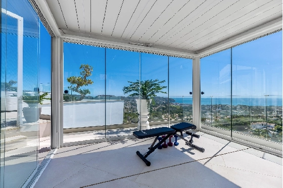 Villa in Moraira zu verkaufen, Woongedeelte 370 m², Bouwjaar 2022, Klimaanlage, Grondstuk 813 m², 4 Slaapkamers, 4 Badkamers, Pool, ref.: AM-12683DR-21
