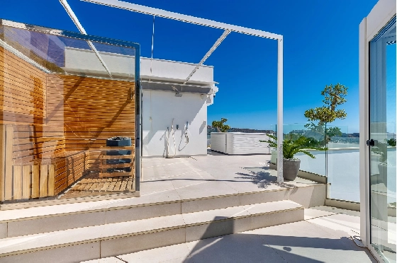 Villa in Moraira zu verkaufen, Woongedeelte 370 m², Bouwjaar 2022, Klimaanlage, Grondstuk 813 m², 4 Slaapkamers, 4 Badkamers, Pool, ref.: AM-12683DR-23