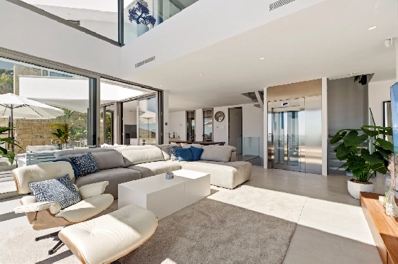 Villa in Moraira zu verkaufen, Woongedeelte 370 m², Bouwjaar 2022, Klimaanlage, Grondstuk 813 m², 4 Slaapkamers, 4 Badkamers, Pool, ref.: AM-12683DR-26