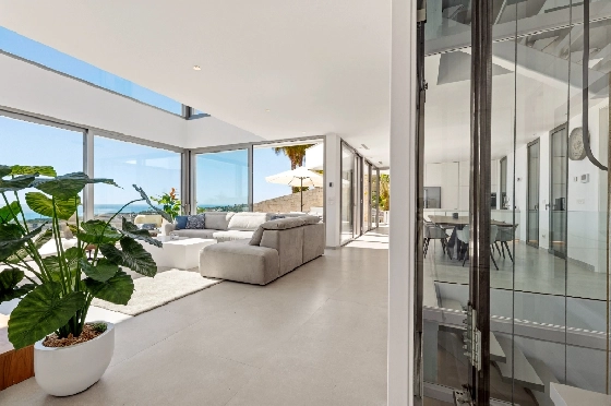 Villa in Moraira zu verkaufen, Woongedeelte 370 m², Bouwjaar 2022, Klimaanlage, Grondstuk 813 m², 4 Slaapkamers, 4 Badkamers, Pool, ref.: AM-12683DR-34