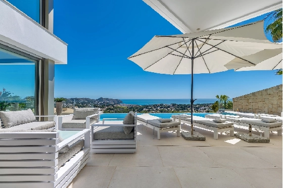 Villa in Moraira zu verkaufen, Woongedeelte 370 m², Bouwjaar 2022, Klimaanlage, Grondstuk 813 m², 4 Slaapkamers, 4 Badkamers, Pool, ref.: AM-12683DR-4