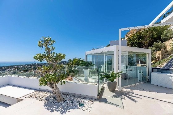 Villa in Moraira zu verkaufen, Woongedeelte 370 m², Bouwjaar 2022, Klimaanlage, Grondstuk 813 m², 4 Slaapkamers, 4 Badkamers, Pool, ref.: AM-12683DR-8