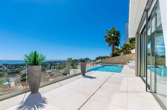 Villa in Moraira zu verkaufen, Woongedeelte 370 m², Bouwjaar 2022, Klimaanlage, Grondstuk 813 m², 4 Slaapkamers, 4 Badkamers, Pool, ref.: AM-12683DR-9