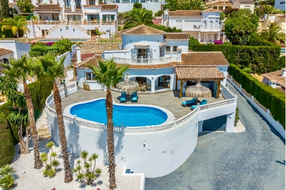 Villa in Moraira zu verkaufen, Woongedeelte 290 m², Bouwjaar 2003, + Ofen, Klimaanlage, Grondstuk 847 m², 3 Slaapkamers, 3 Badkamers, Pool, ref.: AM-12692DR-3