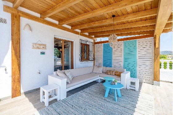 Villa in Moraira zu verkaufen, Woongedeelte 290 m², Bouwjaar 2003, + Ofen, Klimaanlage, Grondstuk 847 m², 3 Slaapkamers, 3 Badkamers, Pool, ref.: AM-12692DR-32