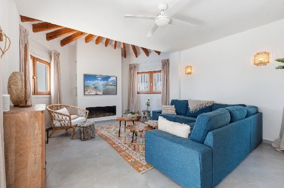 Villa in Moraira zu verkaufen, Woongedeelte 290 m², Bouwjaar 2003, + Ofen, Klimaanlage, Grondstuk 847 m², 3 Slaapkamers, 3 Badkamers, Pool, ref.: AM-12692DR-40