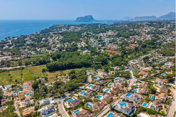 Villa in Moraira zu verkaufen, Woongedeelte 290 m², Bouwjaar 2003, + Ofen, Klimaanlage, Grondstuk 847 m², 3 Slaapkamers, 3 Badkamers, Pool, ref.: AM-12692DR-9