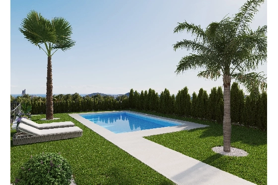 Villa in Finestrat zu verkaufen, Woongedeelte 157 m², Grondstuk 517 m², 3 Slaapkamers, 3 Badkamers, Pool, ref.: CPS-ESPH995-3