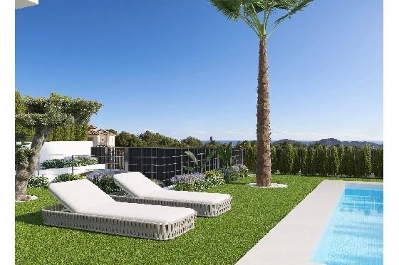 Villa in Finestrat zu verkaufen, Woongedeelte 157 m², Grondstuk 517 m², 3 Slaapkamers, 3 Badkamers, Pool, ref.: CPS-ESPH995-4