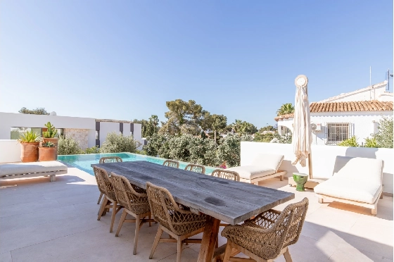 Villa in Moraira zu verkaufen, Woongedeelte 347 m², Bouwjaar 2025, Klimaanlage, Grondstuk 852 m², 4 Slaapkamers, 5 Badkamers, Pool, ref.: AM-12704DA-1