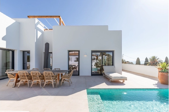 Villa in Moraira zu verkaufen, Woongedeelte 347 m², Bouwjaar 2025, Klimaanlage, Grondstuk 852 m², 4 Slaapkamers, 5 Badkamers, Pool, ref.: AM-12704DA-2