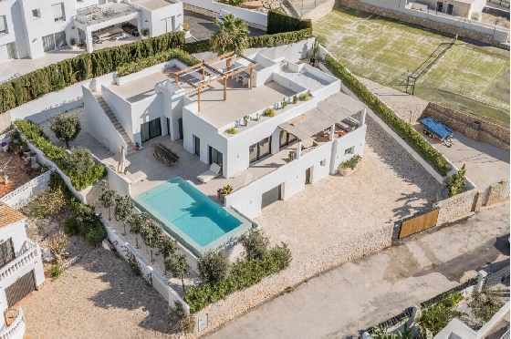 Villa in Moraira zu verkaufen, Woongedeelte 347 m², Bouwjaar 2025, Klimaanlage, Grondstuk 852 m², 4 Slaapkamers, 5 Badkamers, Pool, ref.: AM-12704DA-43