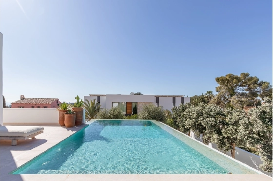 Villa in Moraira zu verkaufen, Woongedeelte 347 m², Bouwjaar 2025, Klimaanlage, Grondstuk 852 m², 4 Slaapkamers, 5 Badkamers, Pool, ref.: AM-12704DA-47