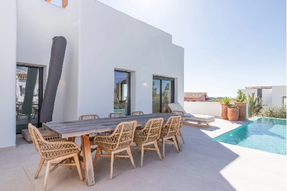 Villa in Moraira zu verkaufen, Woongedeelte 347 m², Bouwjaar 2025, Klimaanlage, Grondstuk 852 m², 4 Slaapkamers, 5 Badkamers, Pool, ref.: AM-12704DA-49