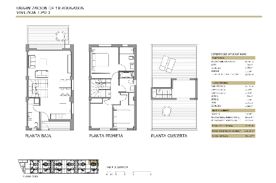 Eck-Reihenhaus in Els Poblets zu verkaufen, Woongedeelte 92 m², Grondstuk 46 m², 3 Slaapkamers, 2 Badkamers, ref.: IV-SV3-8