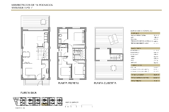 Eck-Reihenhaus in Els Poblets zu verkaufen, Woongedeelte 93 m², Grondstuk 52 m², 3 Slaapkamers, 2 Badkamers, ref.: IV-SV7-8