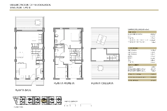 Reihenhaus-Mitte in Els Poblets zu verkaufen, Woongedeelte 95 m², Klimaanlage, Grondstuk 53 m², 3 Slaapkamers, 2 Badkamers, ref.: IV-SV8-8