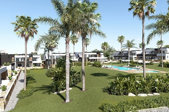 Erdgeschoss Apartment in Ciudad Quesada zu verkaufen, Woongedeelte 116 m², Zustand Erstbezug, Klimaanlage, 2 Slaapkamers, 2 Badkamers, Pool, ref.: HA-CQN-120-A01-1