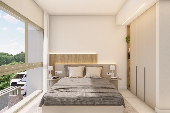 Etagen Apartment in Los Alcazares zu verkaufen, Woongedeelte 100 m², Zustand Erstbezug, Klimaanlage, 3 Slaapkamers, 2 Badkamers, Pool, ref.: HA-LAN-480-A03-17