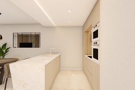 Etagen Apartment in Los Alcazares zu verkaufen, Woongedeelte 100 m², Zustand Erstbezug, Klimaanlage, 3 Slaapkamers, 2 Badkamers, Pool, ref.: HA-LAN-480-A03-7