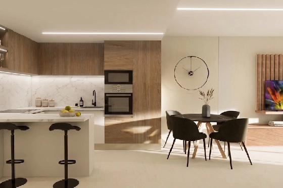 Penthouse Apartment in Guardamar del Segura zu verkaufen, Woongedeelte 146 m², Zustand Erstbezug, 2 Slaapkamers, 2 Badkamers, Pool, ref.: HA-GUN-439-A02-7