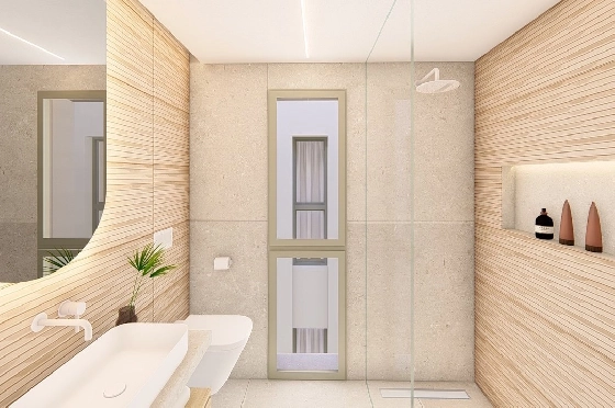 Penthouse Apartment in Los Alcazares zu verkaufen, Woongedeelte 150 m², Zustand Erstbezug, Klimaanlage, 2 Slaapkamers, 2 Badkamers, Pool, ref.: HA-LAN-480-A02-19
