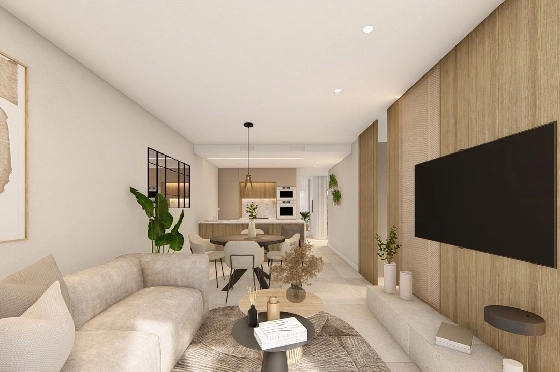 Penthouse Apartment in Los Alcazares zu verkaufen, Woongedeelte 150 m², Zustand Erstbezug, Klimaanlage, 2 Slaapkamers, 2 Badkamers, Pool, ref.: HA-LAN-480-A02-5