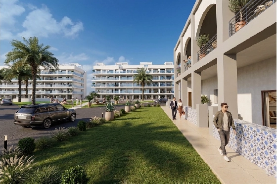 Penthouse Apartment in Guardamar del Segura zu verkaufen, Woongedeelte 182 m², Zustand Erstbezug, 3 Slaapkamers, 2 Badkamers, Pool, ref.: HA-GUN-439-A04-3