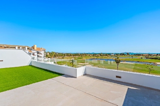 Penthouse Apartment in Los Alcazares zu verkaufen, Woongedeelte 188 m², Zustand Erstbezug, 3 Slaapkamers, 2 Badkamers, Pool, ref.: HA-LAN-492-A02-17