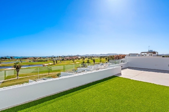 Penthouse Apartment in Los Alcazares zu verkaufen, Woongedeelte 188 m², Zustand Erstbezug, 3 Slaapkamers, 2 Badkamers, Pool, ref.: HA-LAN-492-A02-18
