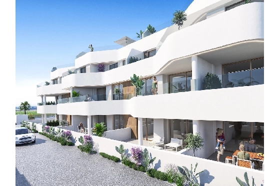 Penthouse Apartment in Los Alcazares zu verkaufen, Woongedeelte 188 m², Zustand Erstbezug, 3 Slaapkamers, 2 Badkamers, Pool, ref.: HA-LAN-492-A02-3