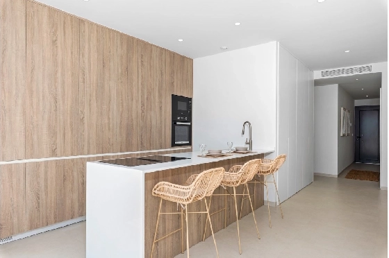 Villa in Los Alcazares zu verkaufen, Woongedeelte 198 m², Zustand Erstbezug, Klimaanlage, Grondstuk 235 m², 3 Slaapkamers, 2 Badkamers, Pool, ref.: HA-LAN-501-E01-10