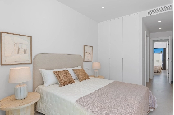 Villa in Los Alcazares zu verkaufen, Woongedeelte 198 m², Zustand Erstbezug, Klimaanlage, Grondstuk 235 m², 3 Slaapkamers, 2 Badkamers, Pool, ref.: HA-LAN-501-E01-20