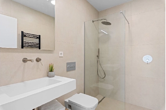 Villa in Los Alcazares zu verkaufen, Woongedeelte 198 m², Zustand Erstbezug, Klimaanlage, Grondstuk 235 m², 3 Slaapkamers, 2 Badkamers, Pool, ref.: HA-LAN-501-E01-21