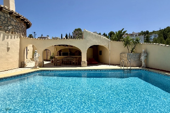 Villa in Pego - Monte Pego(Rafol) zu verkaufen, Woongedeelte 259 m², Bouwjaar 1990, + Zentralheizung, Klimaanlage, Grondstuk 2400 m², 4 Slaapkamers, 3 Badkamers, Pool, ref.: JS-1026-5