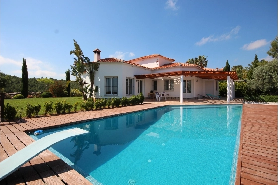 Sommerhaus in Oliva(San Pere) zur Ferienvermietung, Woongedeelte 170 m², Bouwjaar 2005, Zustand neuwertig, + Fussbodenheizung, Klimaanlage, Grondstuk 900 m², 3 Slaapkamers, 2 Badkamers, Pool, ref.: V-1415-5